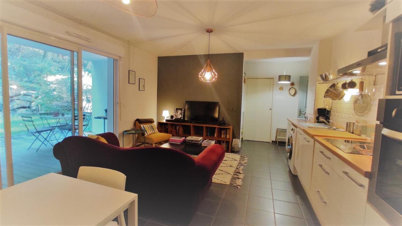 T2 Entre Ocean Et Montagnes*Jardin*Wifi Gratuit* Apartman Ustaritz Kültér fotó